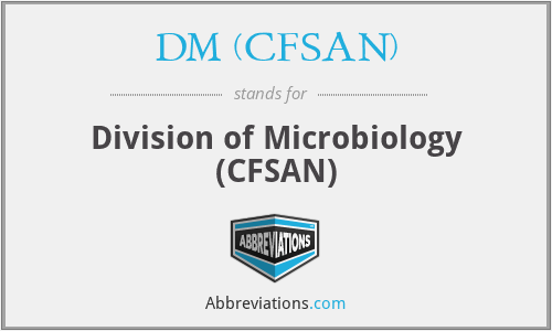 DM (CFSAN) - Division of Microbiology (CFSAN)